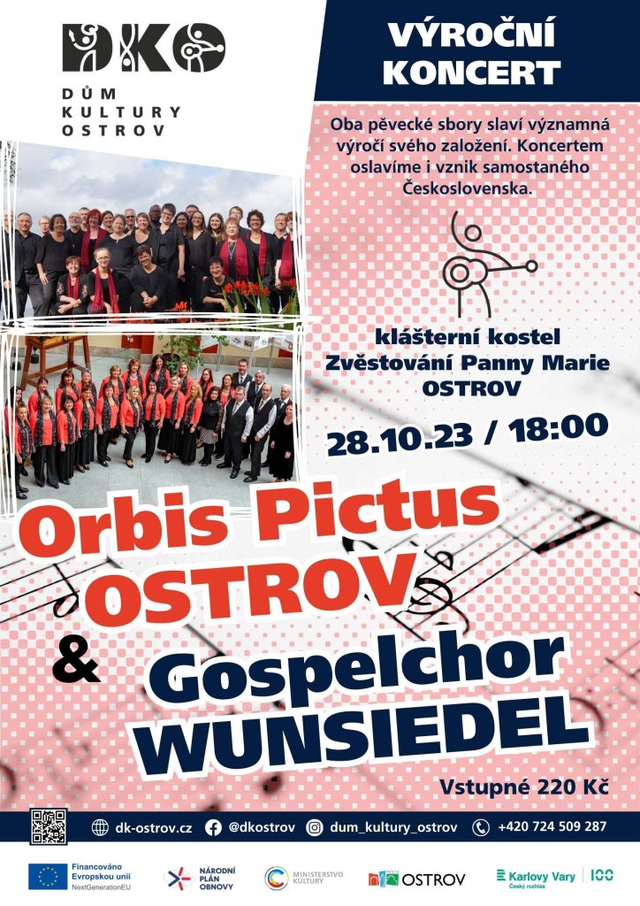 DŮM KULTURY OSTROV - Orbis Pictus Ostrov a Gospelchor Wunsiedel