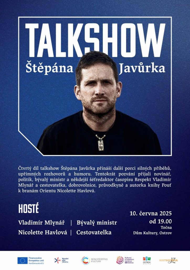 Kulturní a kreativní centrum Ostrov - TALK SHOW ŠTĚPÁNA JAVŮRKA