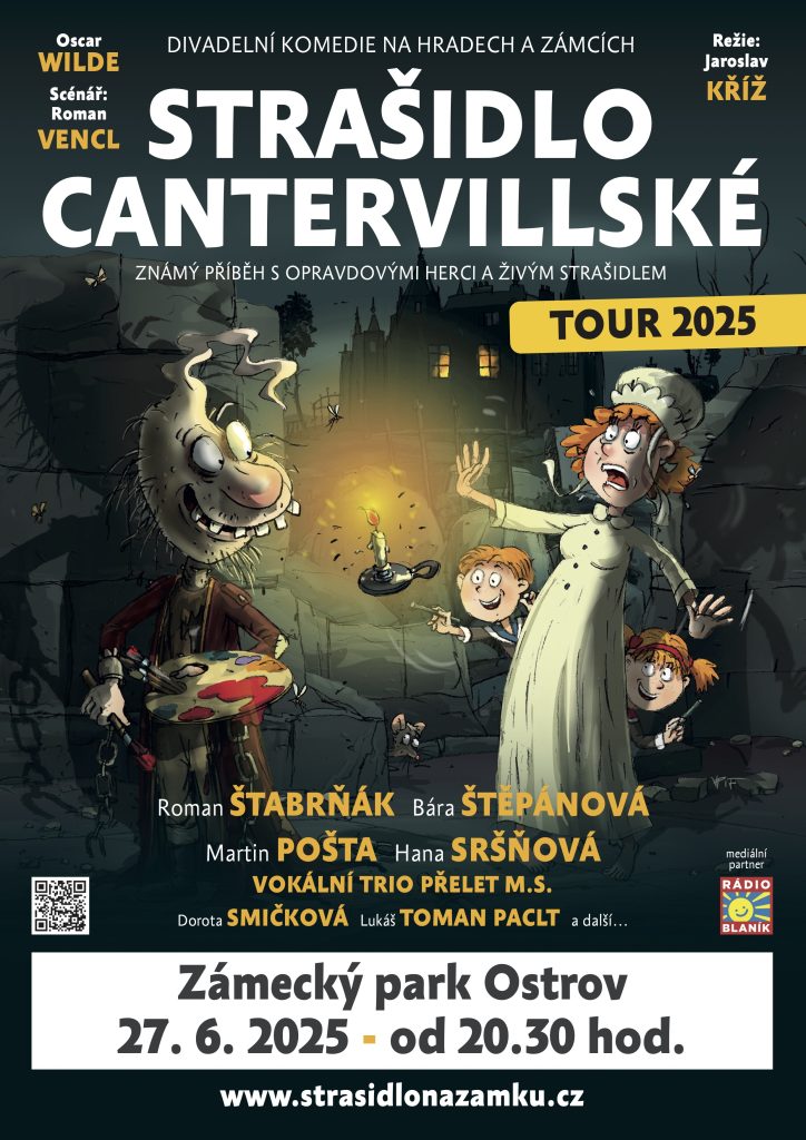 Kulturní a kreativní centrum Ostrov - STRAŠIDLO CANTERVILLSKÉ