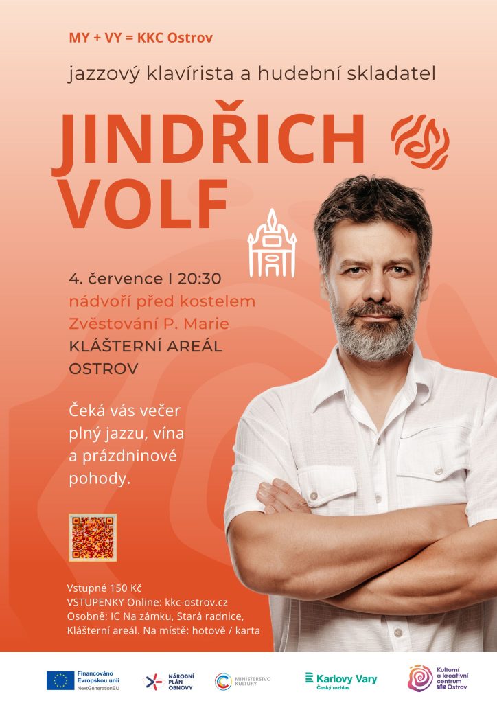 Kulturní a kreativní centrum Ostrov - LETNÍ KONCERT: JINDŘICH VOLF