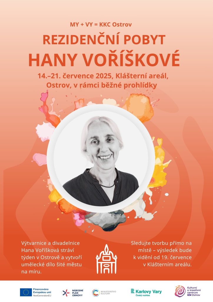Kulturní a kreativní centrum Ostrov - REZIDENČNÍ POBYT HANY VOŘÍŠKOVÉ