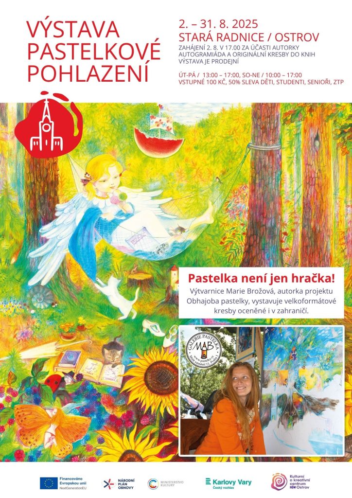 Kulturní a kreativní centrum Ostrov - PASTELKOVÉ POHLAZENÍ