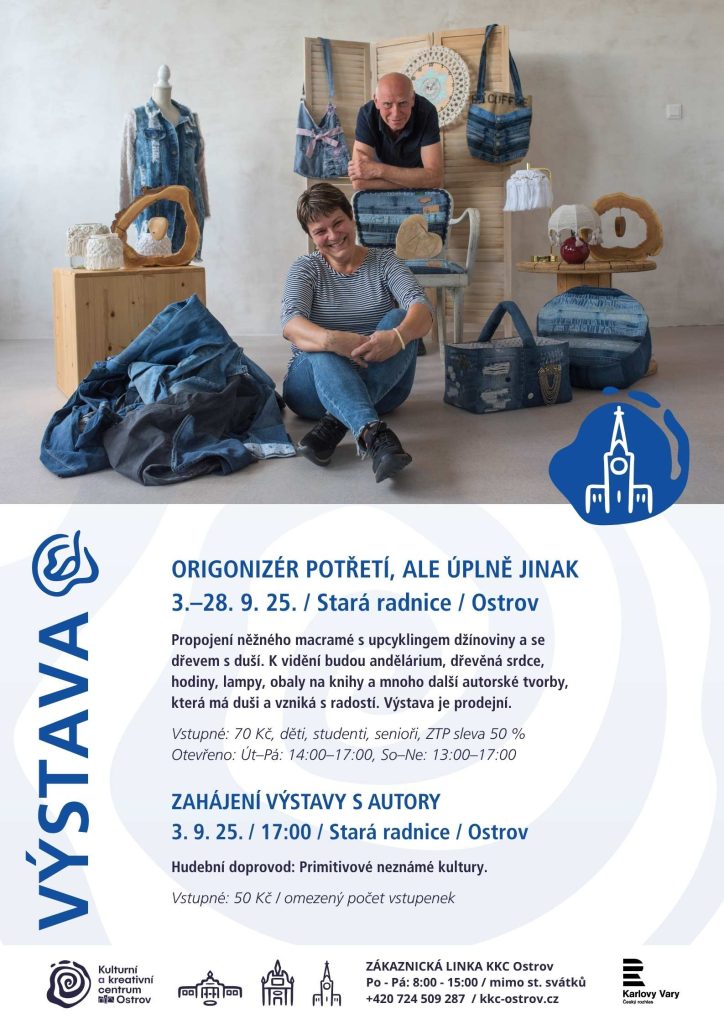 Kulturní a kreativní centrum Ostrov - VÝSTAVA ORIGONIZÉR POTŘETÍ, ALE ÚPLNĚ JINAK