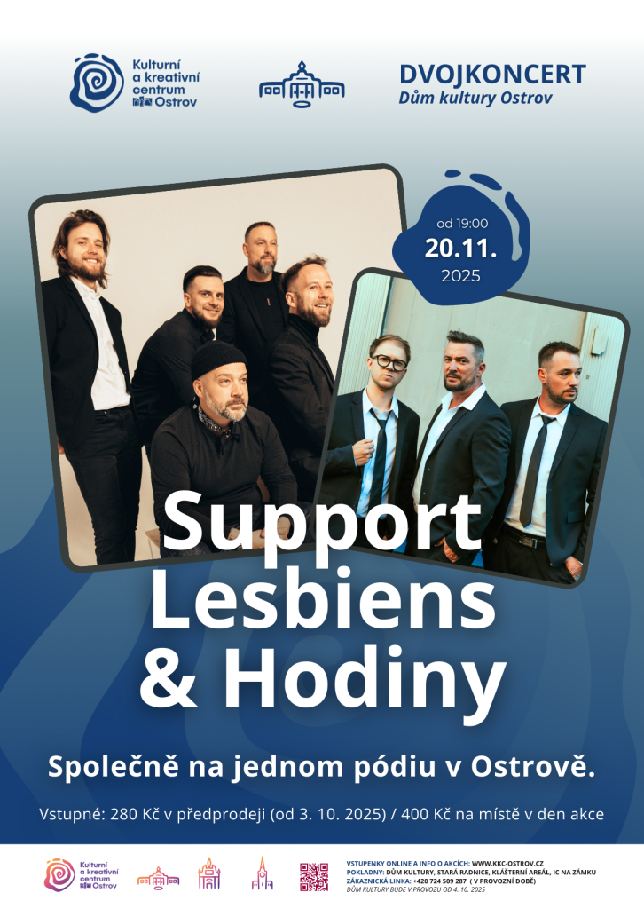 Kulturní a kreativní centrum Ostrov - Support Lesbiens & Hodiny