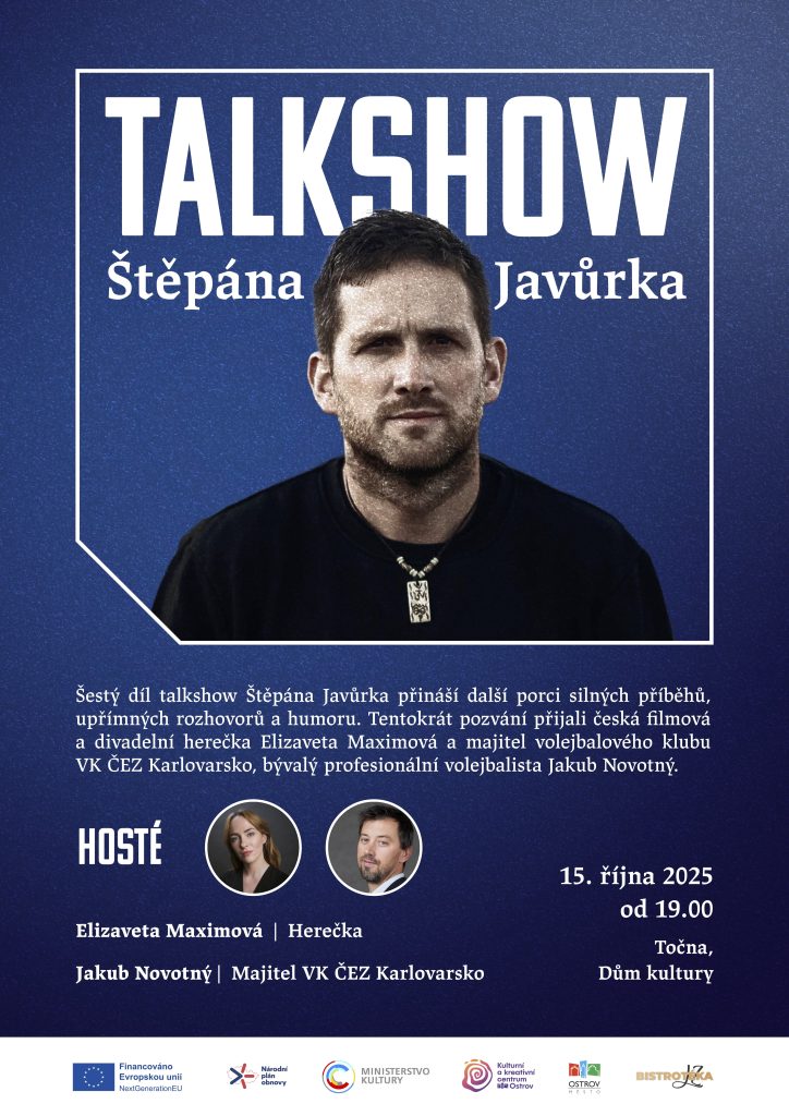 Kulturní a kreativní centrum Ostrov - TALKSHOW ŠTĚPÁNA JAVŮRKA