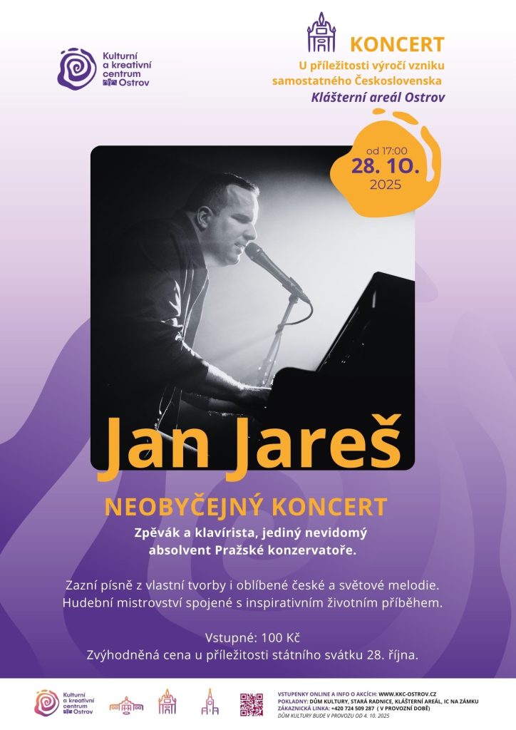 Kulturní a kreativní centrum Ostrov - JAN JAREŠ: NEOBYČEJNÝ KONCERT
