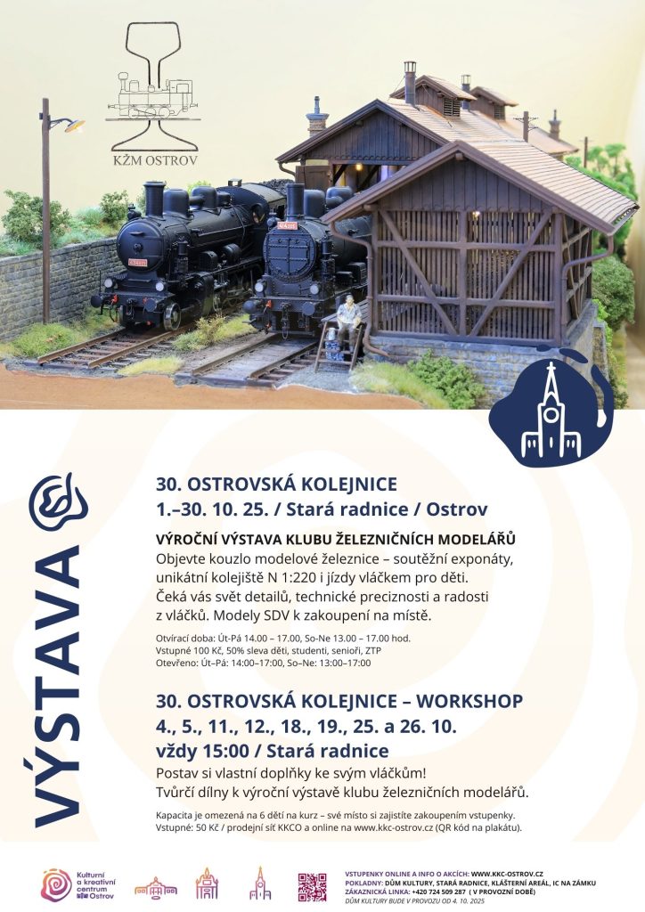 Kulturní a kreativní centrum Ostrov - 30. OSTROVSKÁ KOLEJNICE
