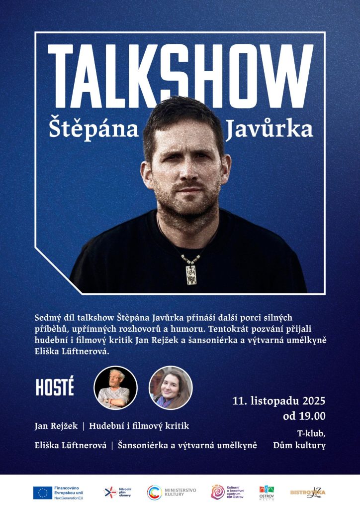 Kulturní a kreativní centrum Ostrov - TALK SHOW ŠTĚPÁNA JAVŮRKA