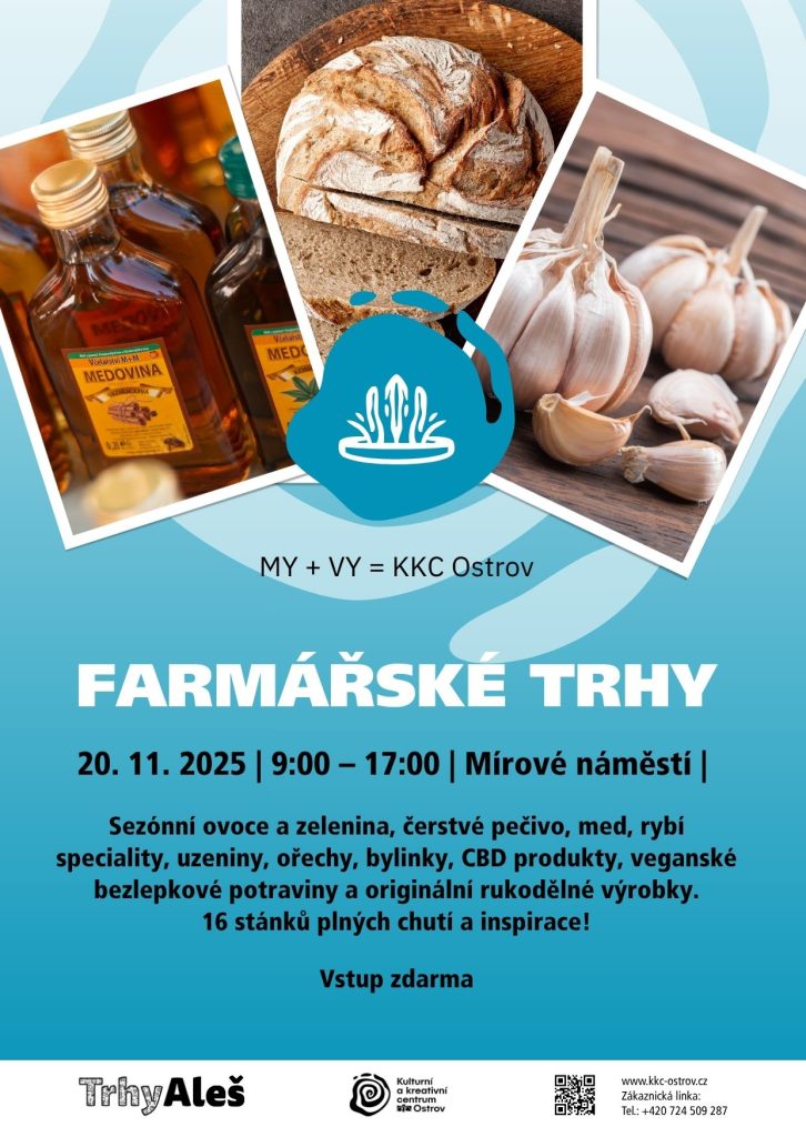 Kulturní a kreativní centrum Ostrov - FARMÁŘSKÉ TRHY