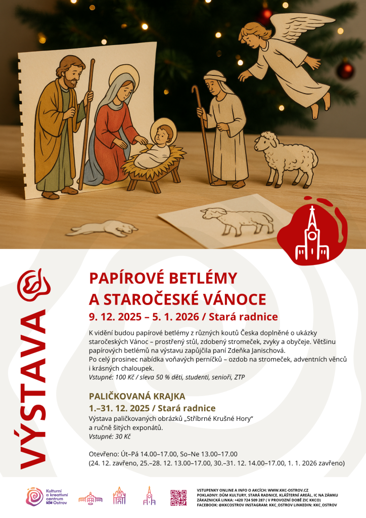 Kulturní a kreativní centrum Ostrov - PAPÍROVÉ BETLÉMY A STAROČESKÉ VÁNOCE