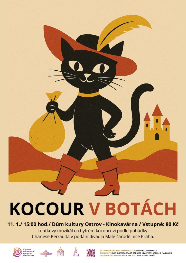 Kulturní a kreativní centrum Ostrov - Kocour v botách