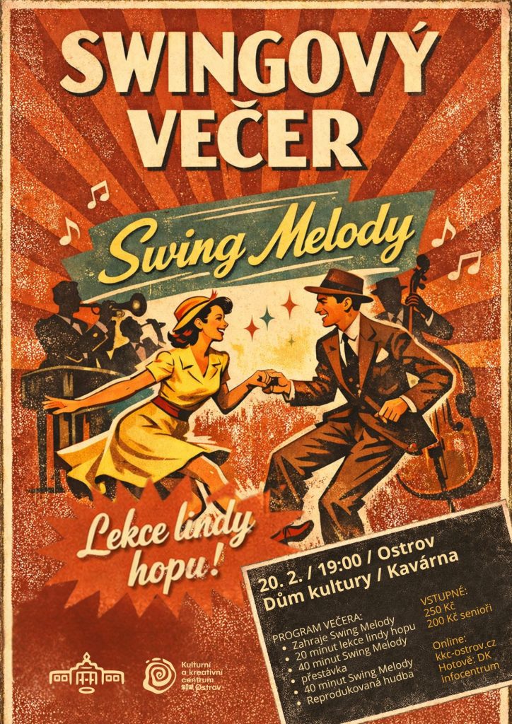 Kulturní a kreativní centrum Ostrov - SWINGOVÝ VEČER