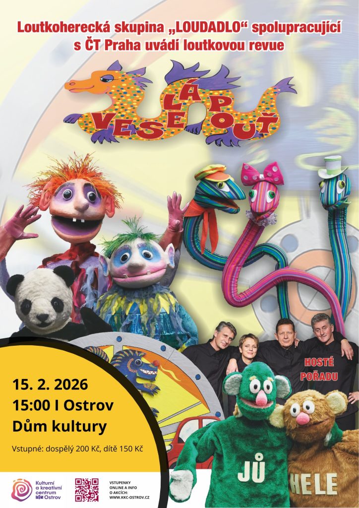 Kulturní a kreativní centrum Ostrov - VESELÁ POUŤ – hosté JŮ A HELE