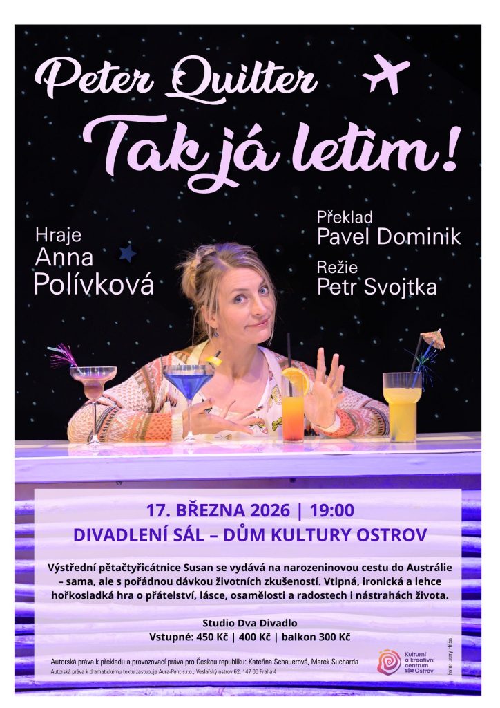 Kulturní a kreativní centrum Ostrov - TAK JÁ LETÍM!