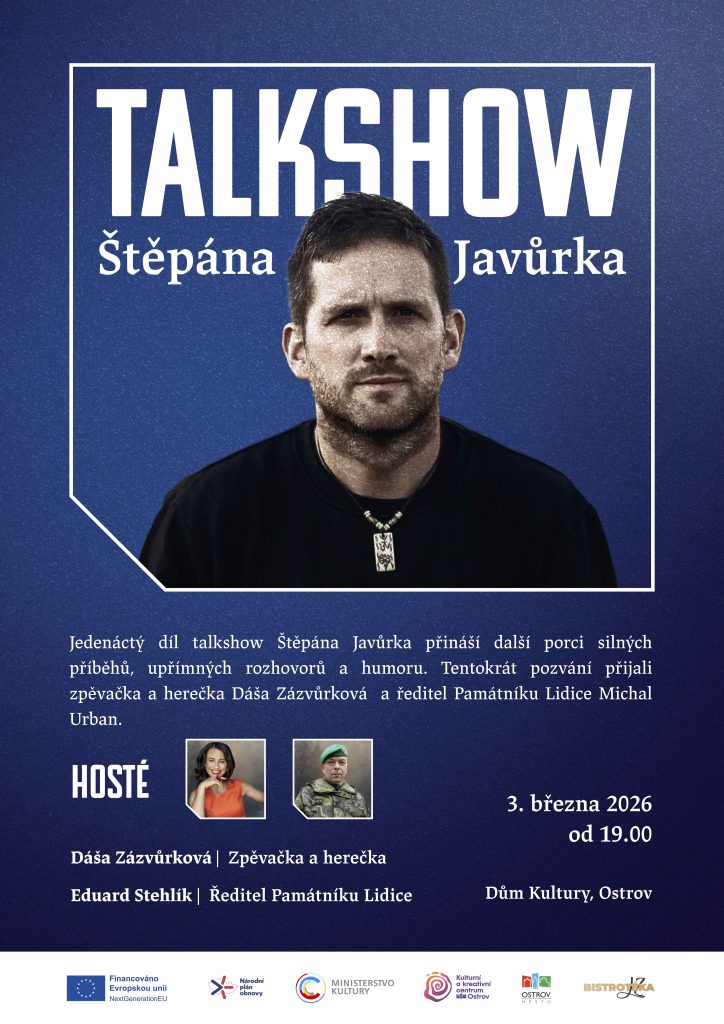 Kulturní a kreativní centrum Ostrov - TALK SHOW ŠTĚPÁNA JAVŮRKA 