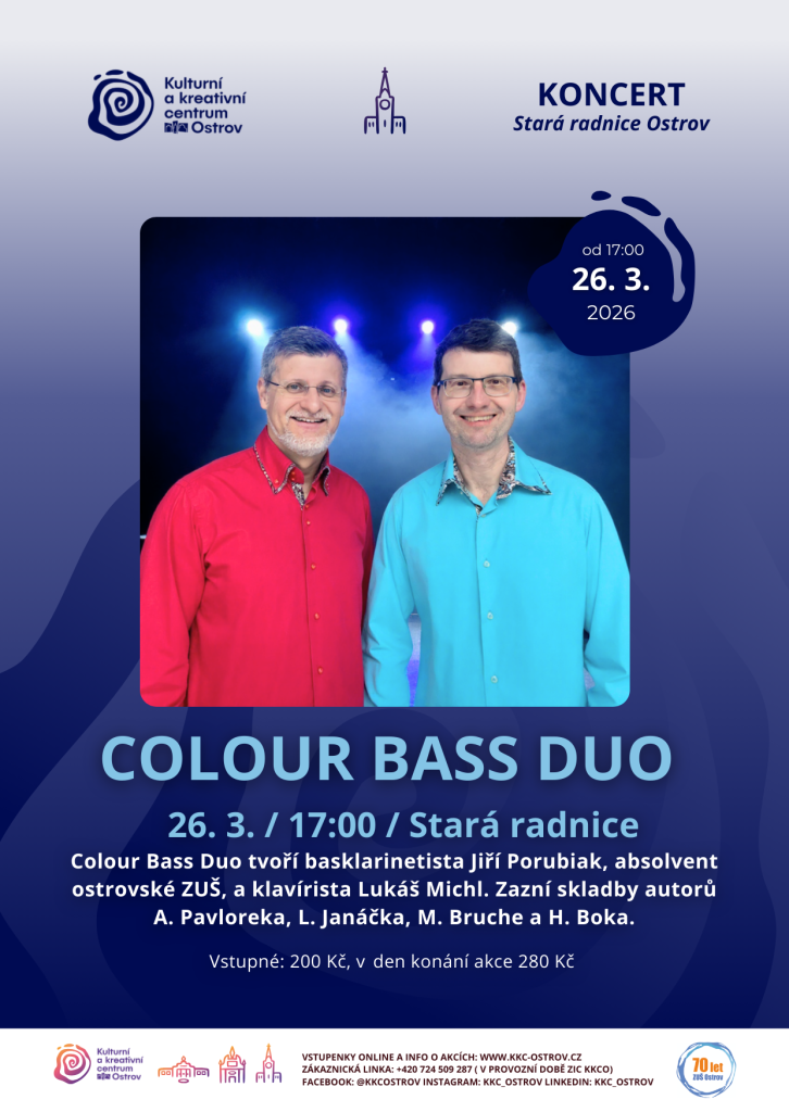 Kulturní a kreativní centrum Ostrov - COLOUR BASS DUO