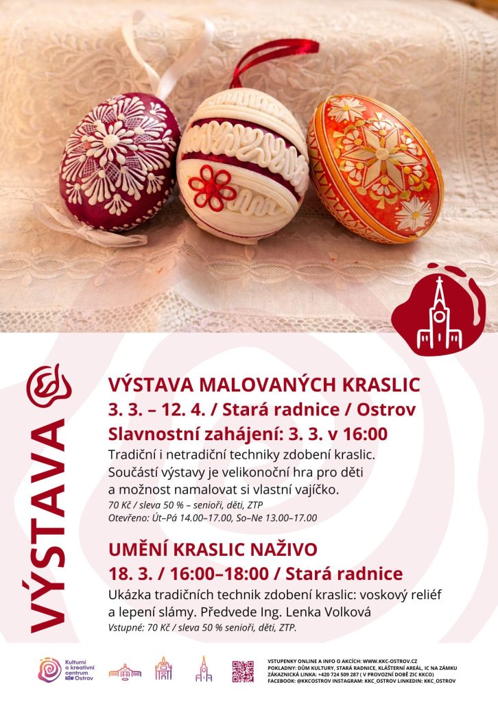 Kulturní a kreativní centrum Ostrov - UMĚNÍ KRASLIC NAŽIVO