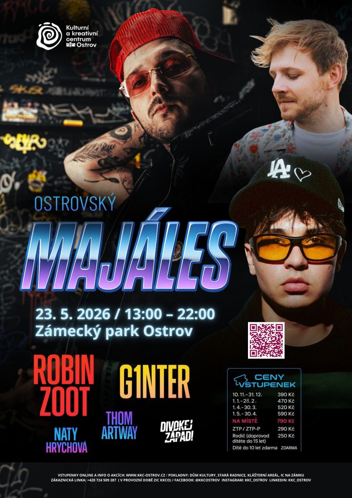 Kulturní a kreativní centrum Ostrov - Ostrovský majáles 2026