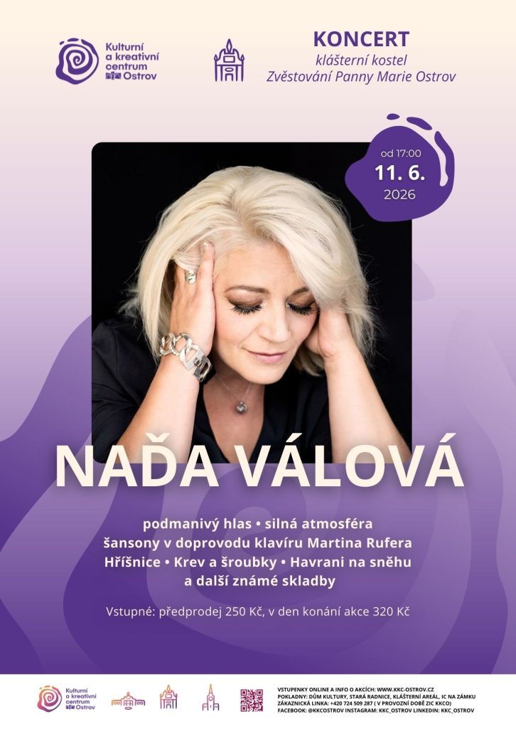 Kulturní a kreativní centrum Ostrov - NAĎA VÁLOVÁ