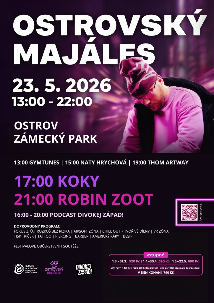 Kulturní a kreativní centrum Ostrov - Ostrovský majáles 2026