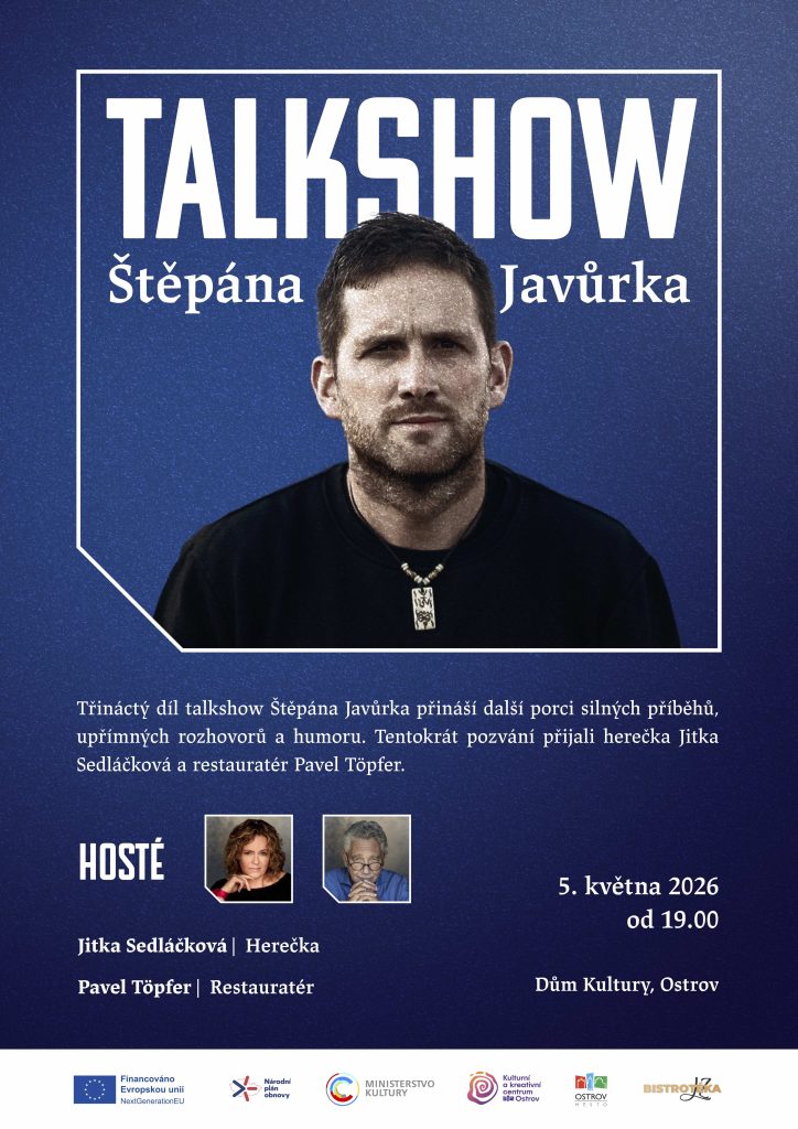 Kulturní a kreativní centrum Ostrov - Talkshow Štěpána Javůrka
