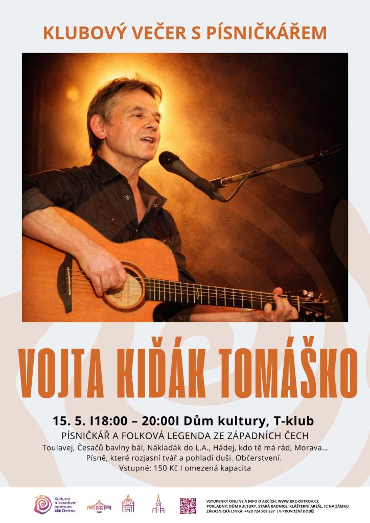 Kulturní a kreativní centrum Ostrov - Klubový večer s písničkářem