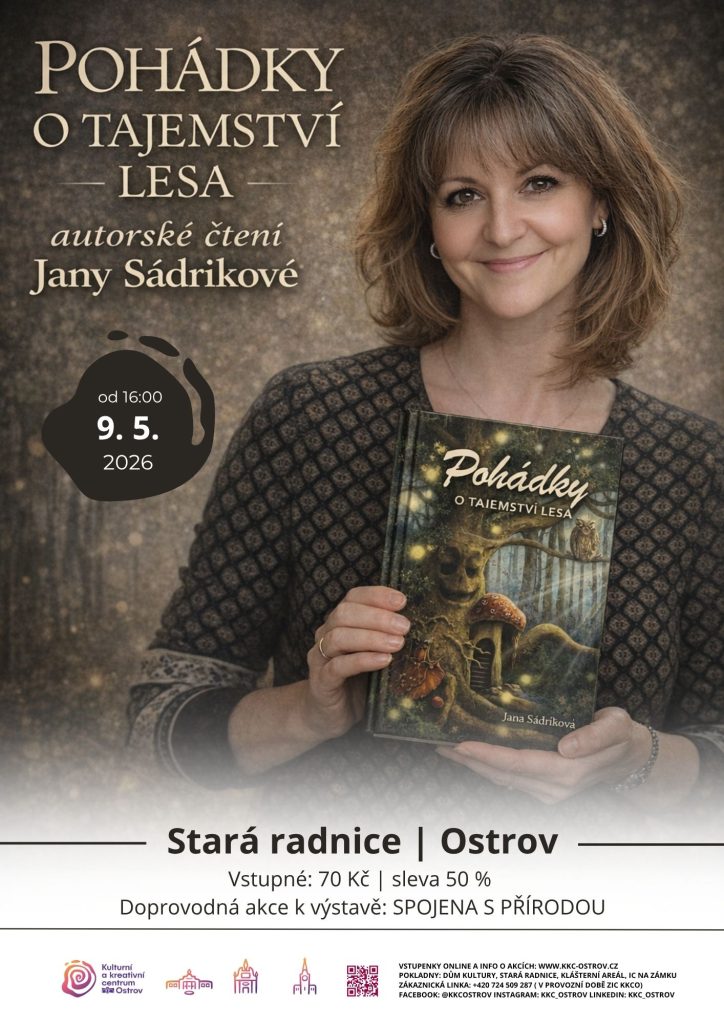 Kulturní a kreativní centrum Ostrov - Autorské čtení Pohádky o tajemství lesa