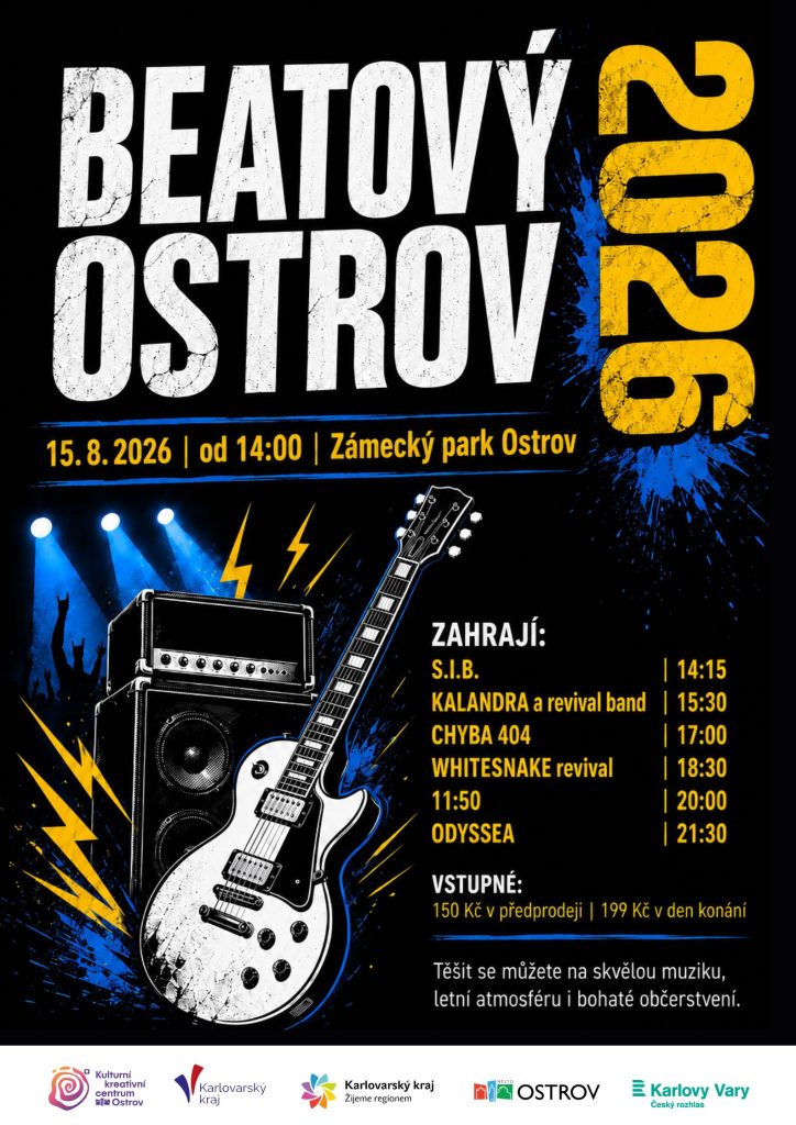 Kulturní a kreativní centrum Ostrov - BEATOVÝ OSTROV 2026