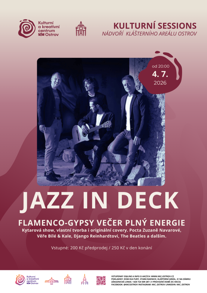 Kulturní a kreativní centrum Ostrov - JAZZ IN DECK