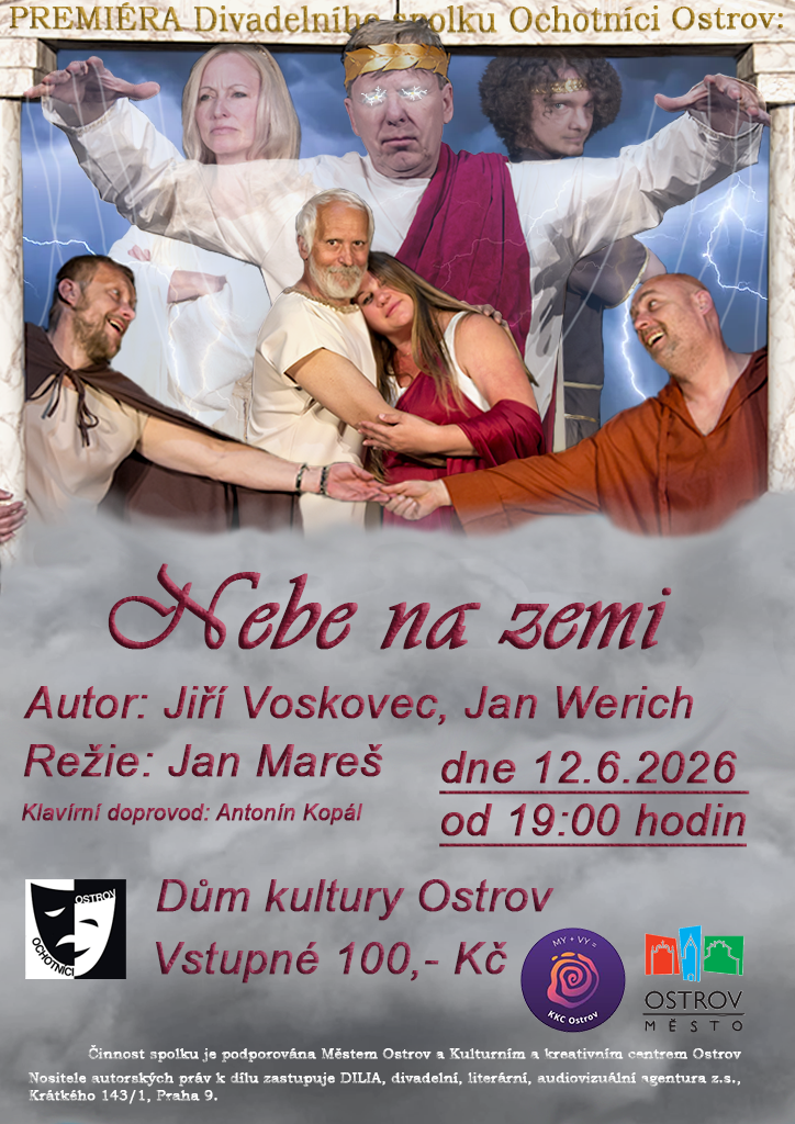 Kulturní a kreativní centrum Ostrov - NEBE NA ZEMI