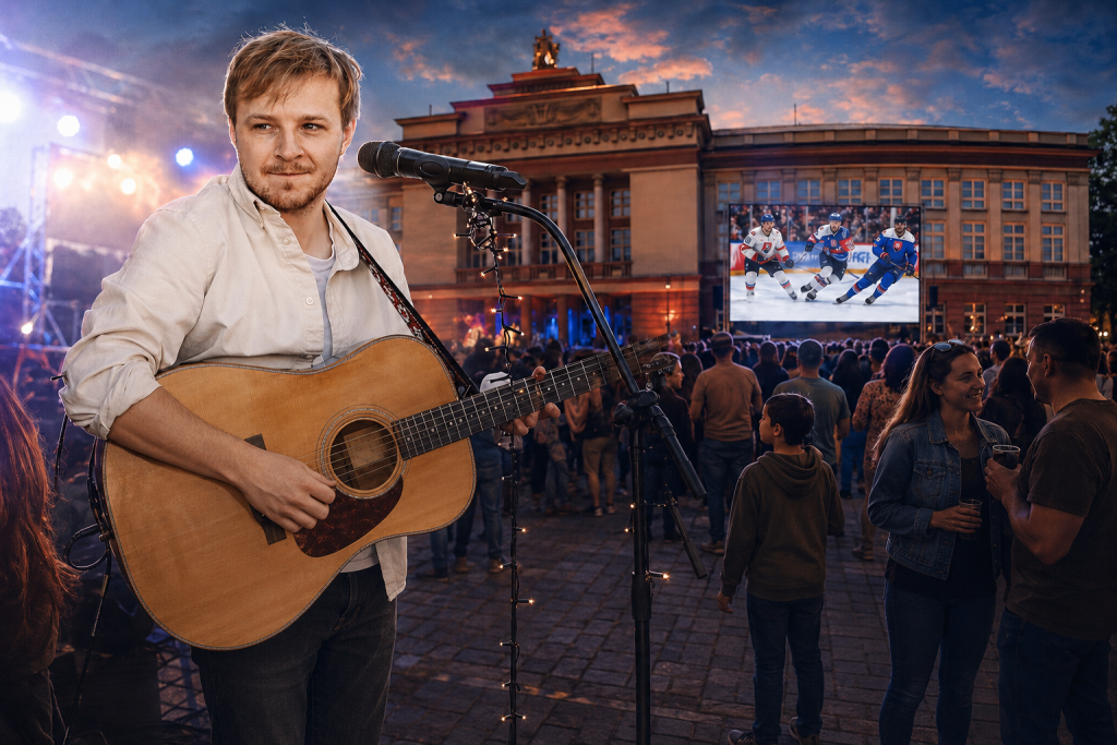 Kulturní a kreativní centrum Ostrov - HOKEJOVÉ ODPOLEDNE S KONCERTEM THOMA ARTWAYE - obr. 1