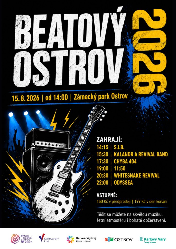 Kulturní a kreativní centrum Ostrov - BEATOVÝ OSTROV 2026