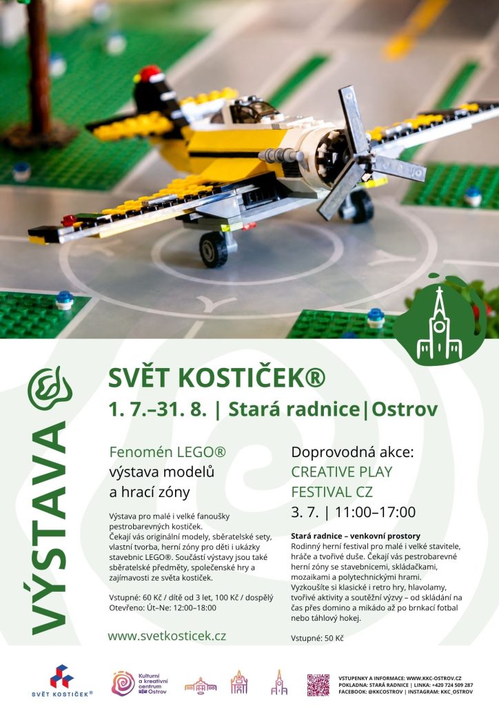 Kulturní a kreativní centrum Ostrov - VÝSTAVA SVĚT KOSTIČEK®  FENOMÉN LEGO®