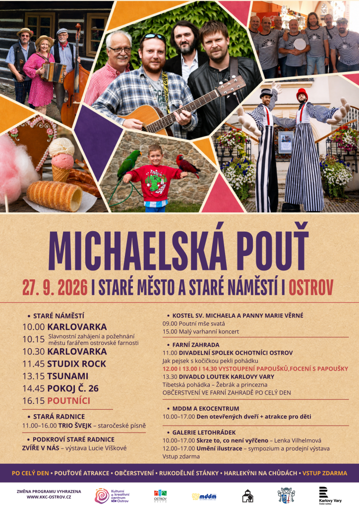 Kulturní a kreativní centrum Ostrov - MICHAELSKÁ POUŤ 2026
