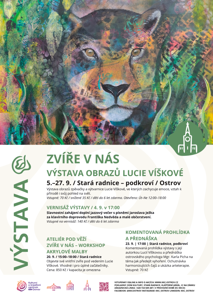 Kulturní a kreativní centrum Ostrov - Výstava ZVÍŘE V NÁS