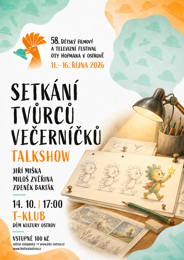 Kulturní a kreativní centrum Ostrov - SETKÁNÍ TVŮRCŮ VEČERNÍČKŮ – TALKSHOW