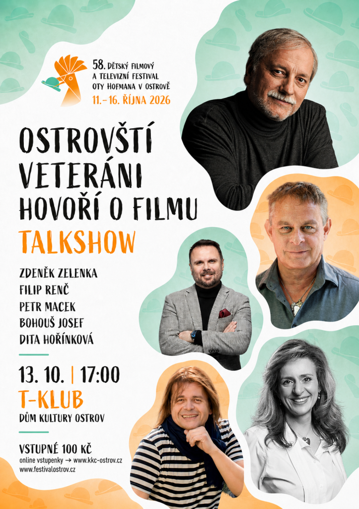 Kulturní a kreativní centrum Ostrov - OSTROVŠTÍ VETERÁNI HOVOŘÍ O FILMU – TALKSHOW