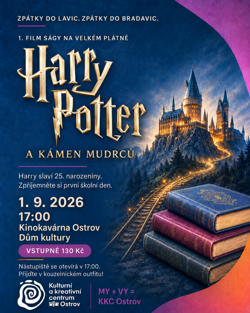 Kulturní a kreativní centrum Ostrov - HARRY POTTER A KÁMEN MUDRCŮ