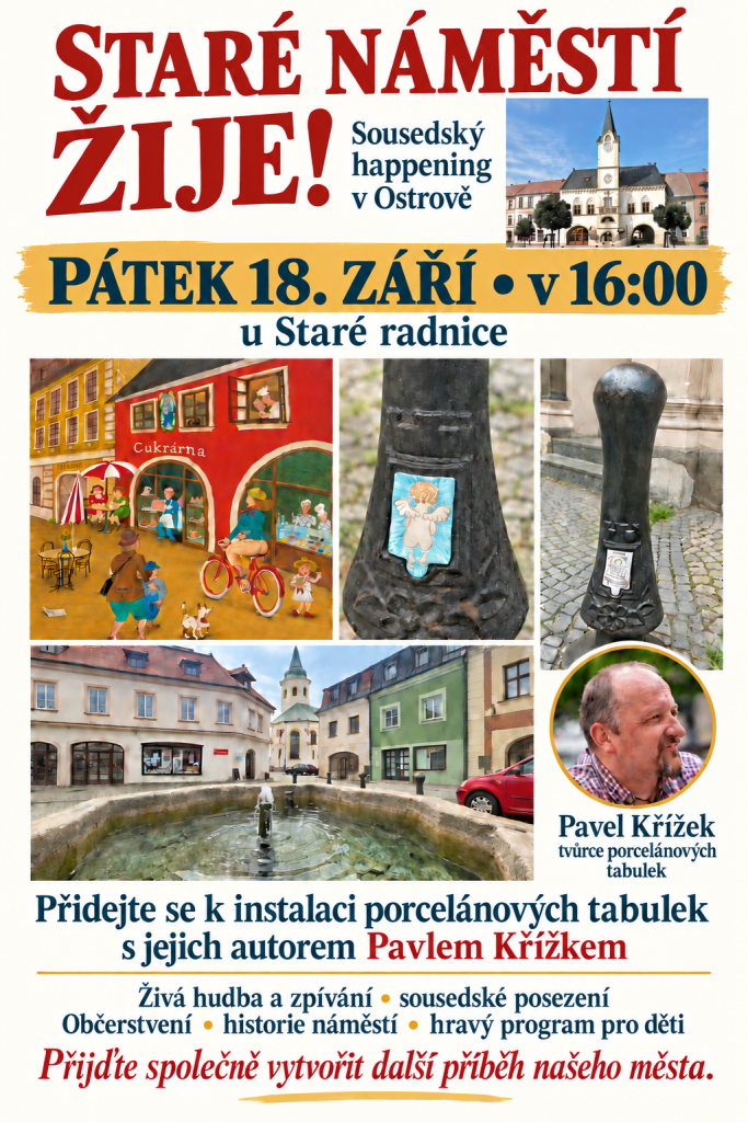 Kulturní a kreativní centrum Ostrov - STARÉ NÁMĚSTÍ ŽIJE!