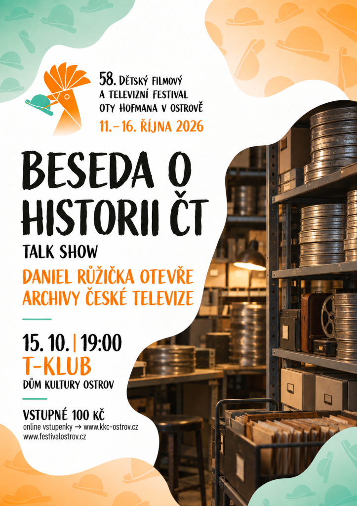 Kulturní a kreativní centrum Ostrov - BESEDA O HISTORII ČT – Talkshow