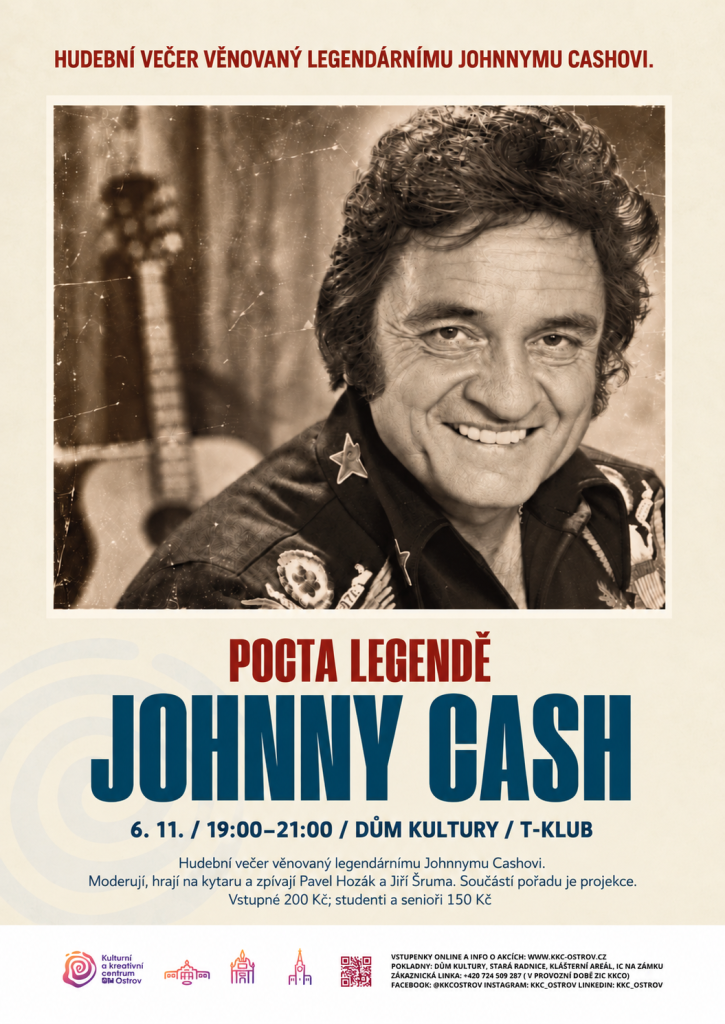 Kulturní a kreativní centrum Ostrov - JOHNNY CASH – Pocta legendě