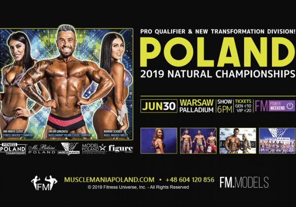 MUSCLEMANIA – Poland Natural Championships 2019