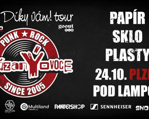 zakázanÝovoce – 10 let Díky vám! tour + support — Divadlo Pod lampou, Plzeň