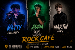 Мартин Кори, Адам Сейдл, Матти Цидлинский — Rock Café, Прага