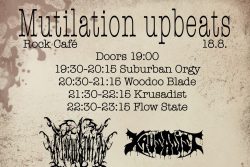 FreeZone: Woodoo Blade, Flow State, Krusadist, Suburban Orgy — Rock Café, Prag