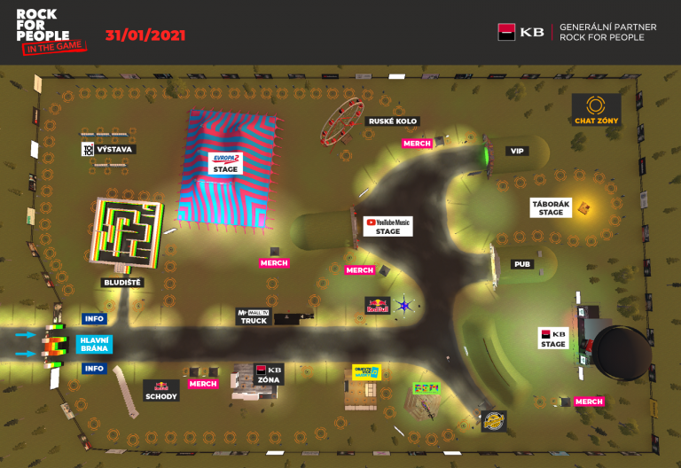 Festival Area Map Rock for People 2024